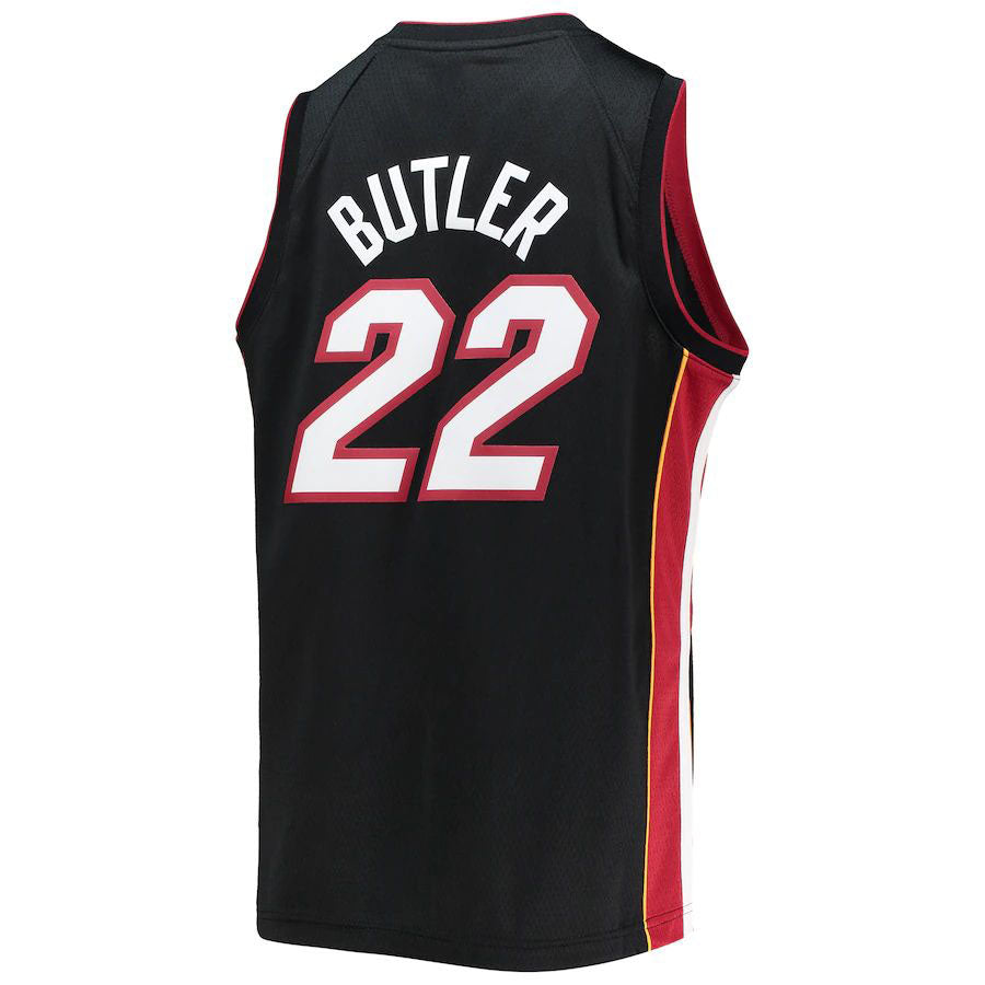 M.Heat #22 Jimmy Butler 2021-22 Diamond Swingman Jersey  Icon Edition Black Stitched American Basketball Jersey - Main View
