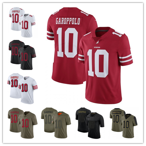Men's #10 Jimmy Garoppolo SF.49ers Limited Stitched Jerseys - Main View