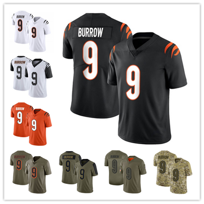 Men's #9 Joe Burrow C.Bengal Limited Stitched Jerseys Football - Main View