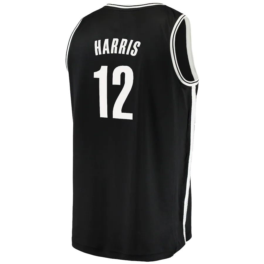 B.Nets #12 Joe Harris Fanatics Branded 2022-23 Fastbreak Jersey City Edition White Stitched American Basketball Jersey - Main View