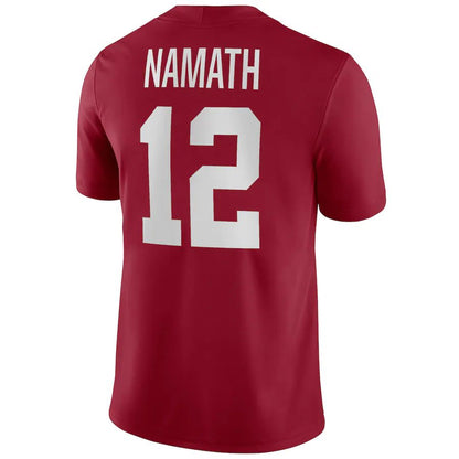 A.Crimson Tide #12 Joe Namath Alumni Player Jersey Stitched American College Jerseys - Main View