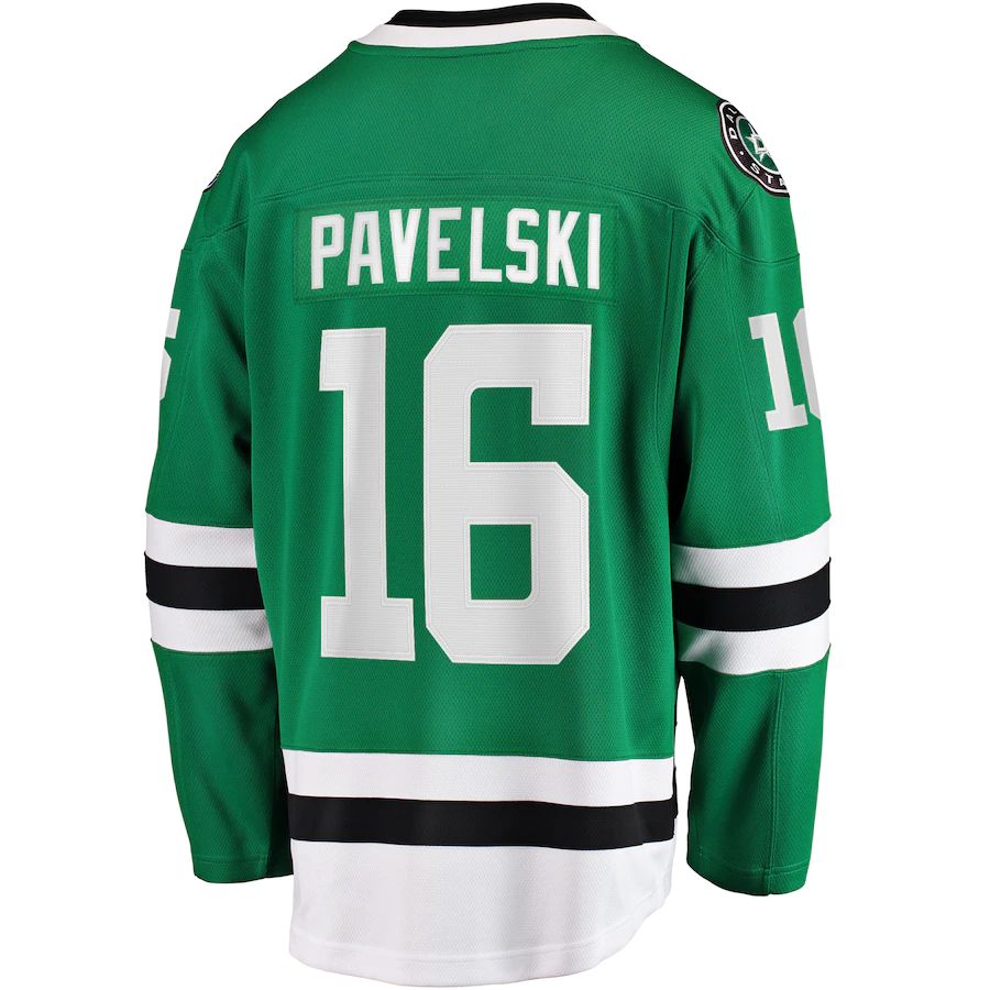 D.Stars #16 Joe Pavelski Fanatics Branded Breakaway Home Player Jersey  Kelly Green Stitched American Hockey Jerseys - Main View