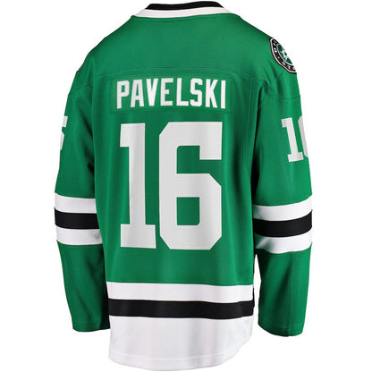D.Stars #16 Joe Pavelski Fanatics Branded Breakaway Home Player Jersey  Kelly Green Stitched American Hockey Jerseys - Main View