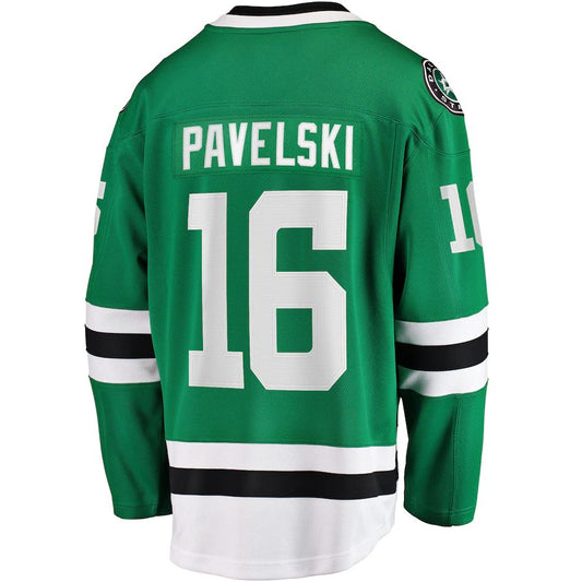 D.Stars #16 Joe Pavelski Fanatics Branded Breakaway Home Player Jersey  Kelly Green Stitched American Hockey Jerseys - Main View
