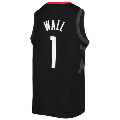 H.Rockets #1 John Wall Jordan Brand 2020-21 Player Jersey Statement Edition Black Stitched American Basketball Jersey - Main View