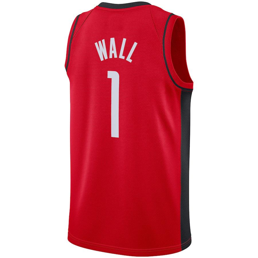 H.Rockets #1 John Wall 2020-21 Swingman Jersey Icon Edition Red Stitched American Basketball Jersey - Main View