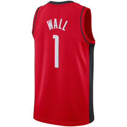 H.Rockets #1 John Wall 2020-21 Swingman Jersey Icon Edition Red Stitched American Basketball Jersey - Main View