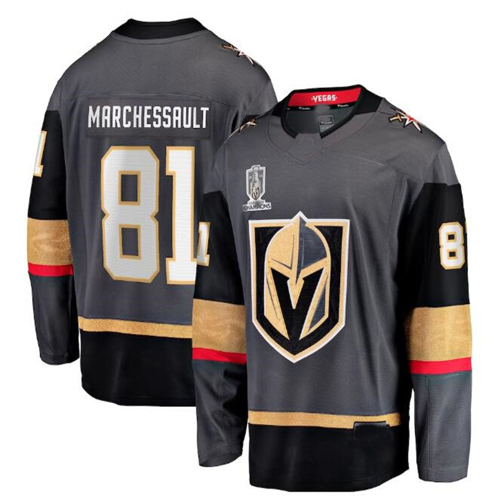 V.Golden Knights #81 Jonathan Marchessault Fanatics Branded 2023 Stanley Cup Champions Alternate Breakaway Player Jersey - Black Hockey Jerseys - Main View