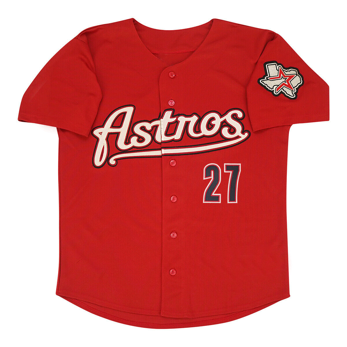 Jose Altuve 2012 Houston Astros Red Men's Jersey view 2