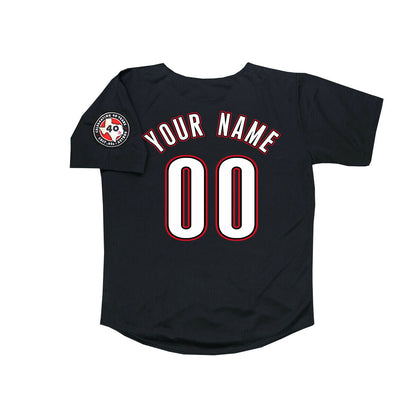 Custom Houston Astros 2012 Black Men's Jersey Stitched - Main View