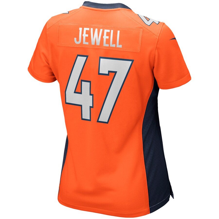 D.Broncos #47 Josey Jewell Orange Game Jersey Stitched American Football Jerseys - Main View