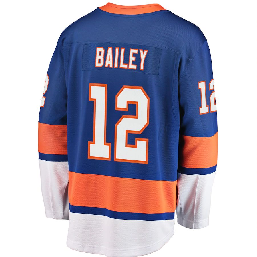 NY.Islanders #12 Josh Bailey Fanatics Branded Breakaway Player Jersey Royal Stitched American Hockey Jerseys - Main View