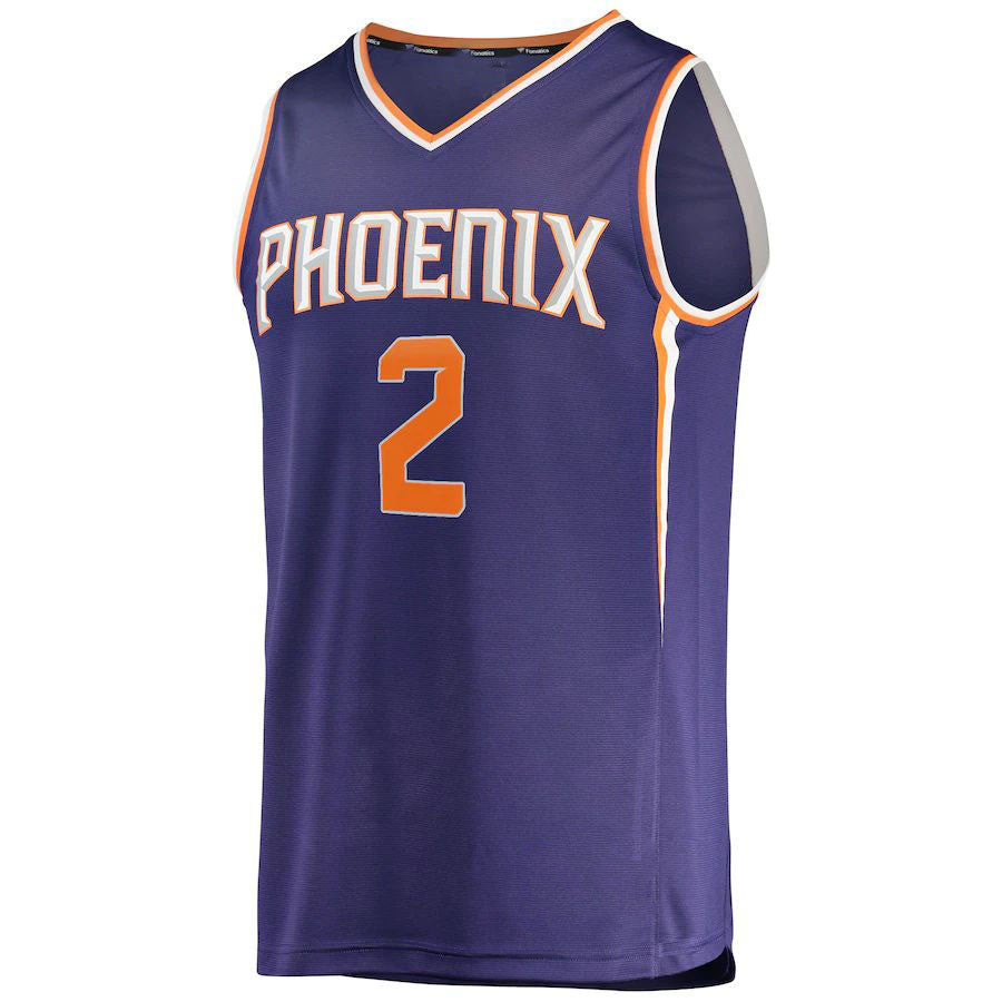 P.Suns #2 Josh Okogie Fanatics Branded 2022-23 Fast Break Replica Player Jersey Icon Purple Stitched American Basketball Jersey - Main View
