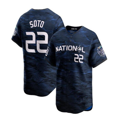 #22 Juan Soto National League 2023 All-Star Game Limited Player Jersey - Royal Baseball Jerseys - Main View