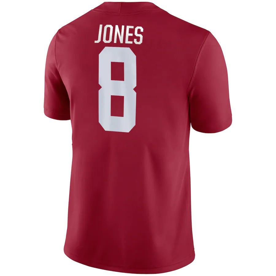 A.Crimson Tide #8 Julio Jones Game Jersey Stitched American College Jerseys - Main View