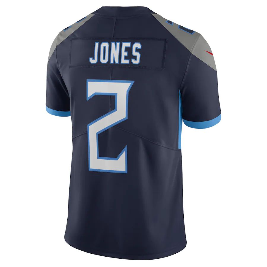 T.Titans #2 Julio Jones Vapor Limited Jersey Navy Stitched American Football Jerseys - Main View