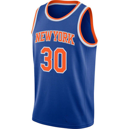 NY.Knicks #30 Julius Randle 2020-21 Swingman Jersey Icon Edition  Blue Stitched American Basketball Jersey - Main View