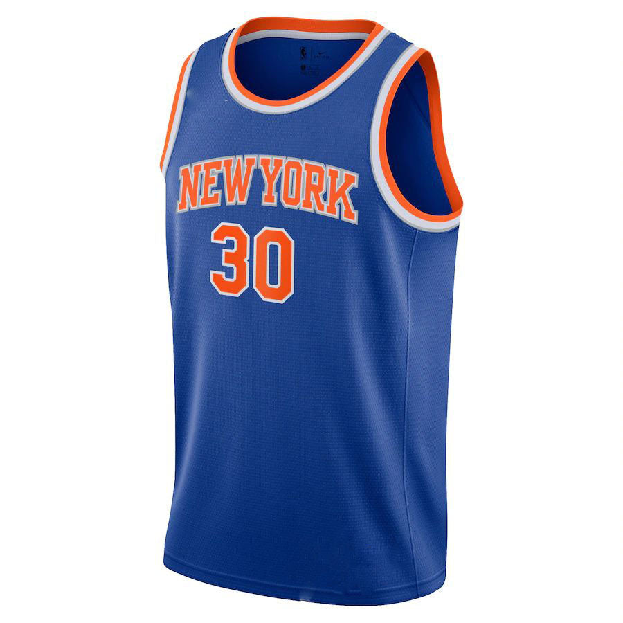 NY.Knicks #30 Julius Randle 2021-22 Swingman Jersey Icon Edition  Blue Stitched American Basketball Jersey - Main View