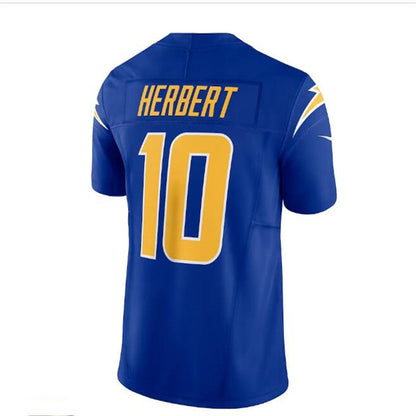 LA.Chargers #10 Justin Herbert Vapor F.U.S.E. Limited Jersey - Royal Stitched American Football Jerseys - Main View