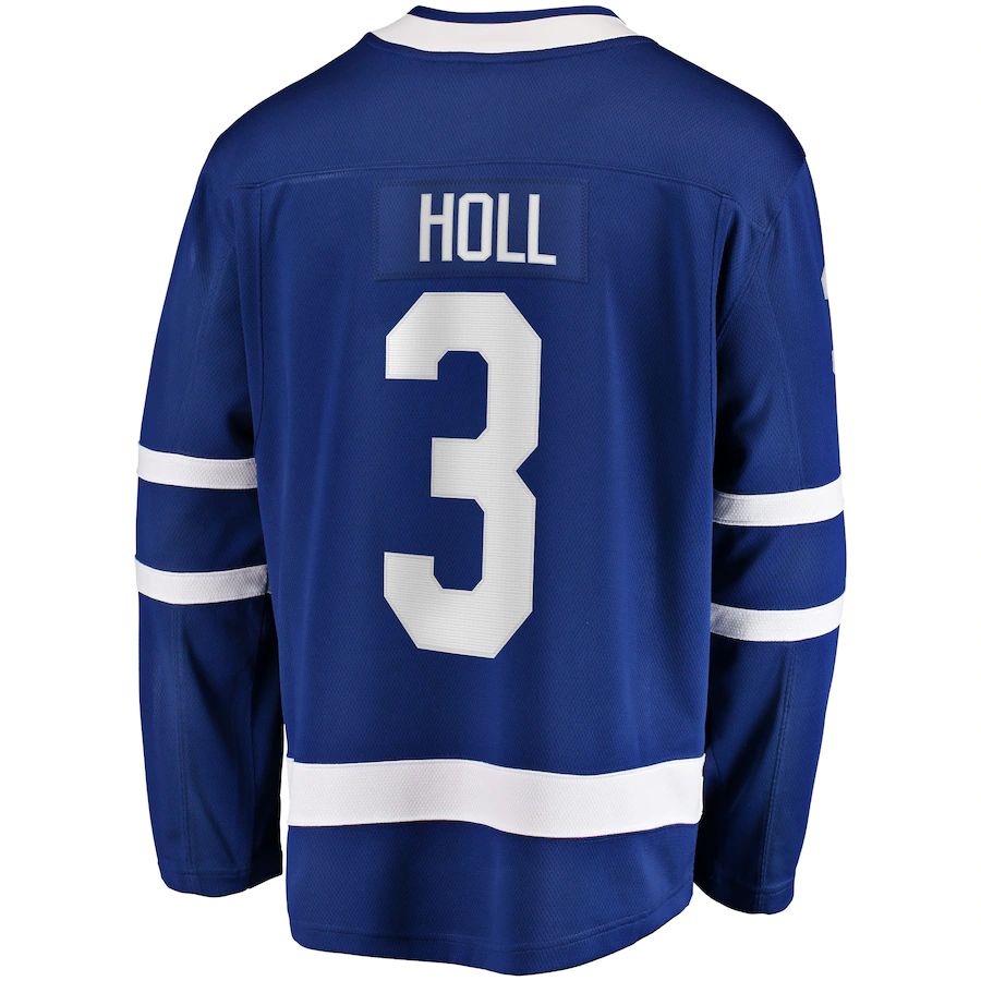 T.Maple Leafs #3 Justin Holl Fanatics Branded Home Breakaway Player Jersey  Blue Stitched American Hockey Jerseys - Main View