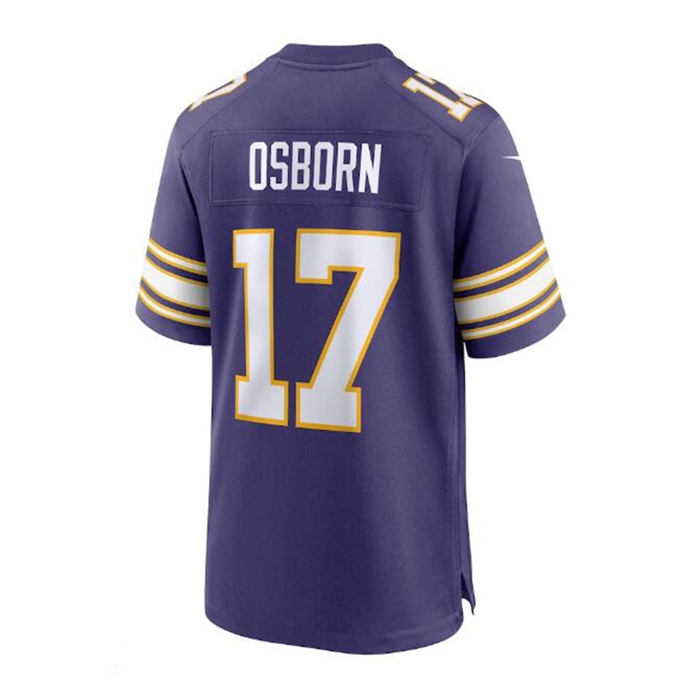 MN.Vikings #17 K.J. Osborn Classic Player Game Jersey - Purple Stitched American Football Jerseys - Main View