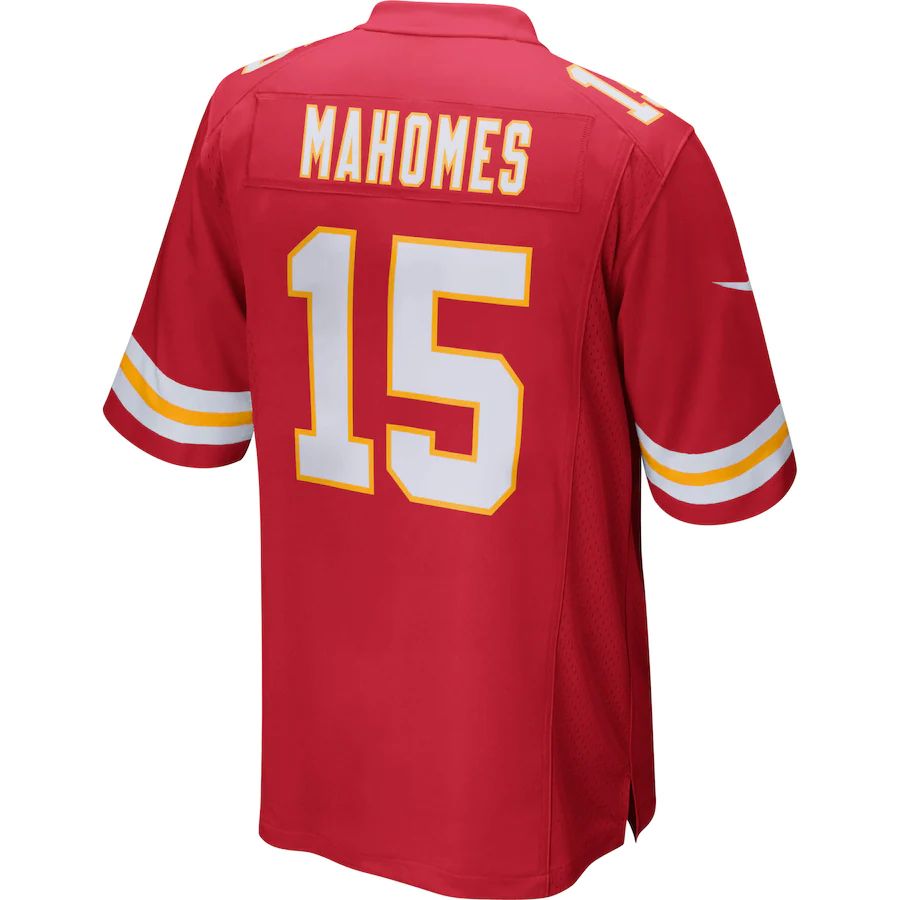 KC.Chiefs #15 Patrick Mahomes Red Game Player Jersey Stitched American Football Jerseys - Main View