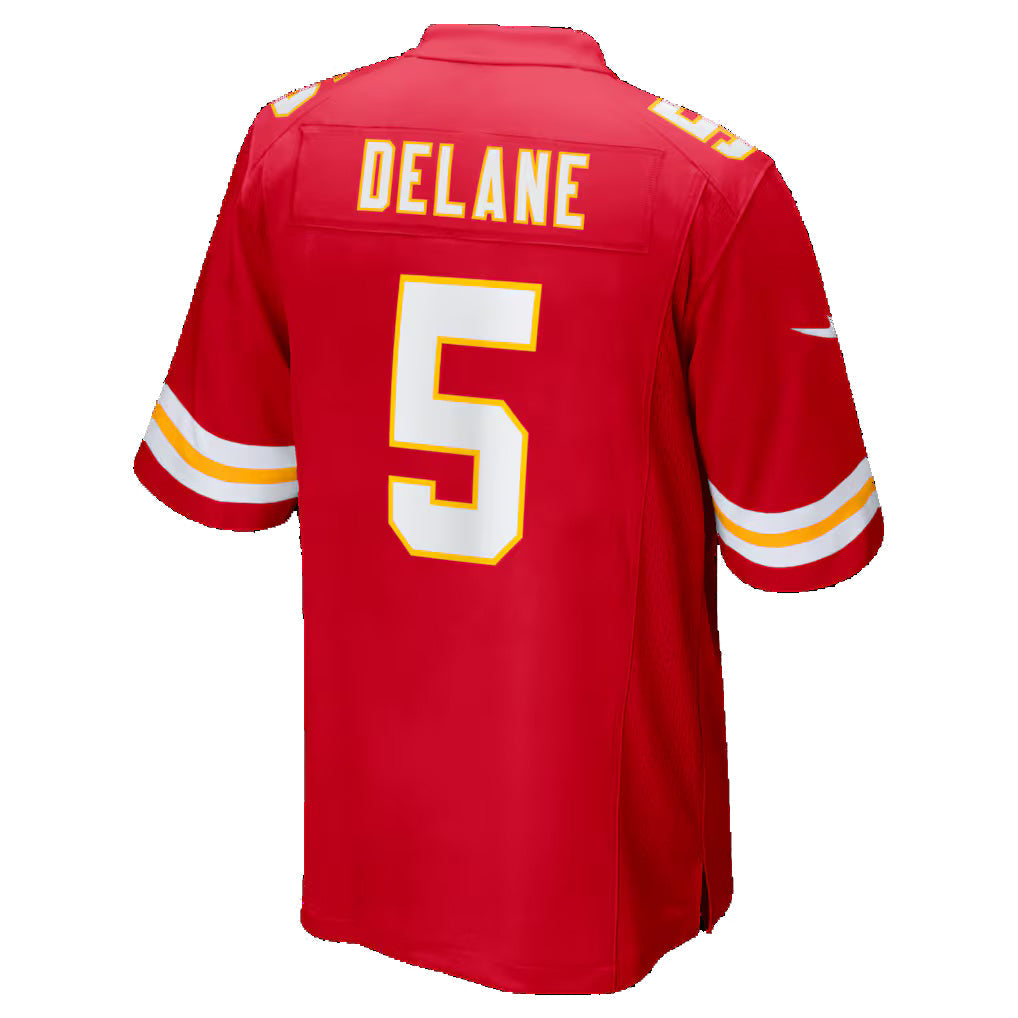 KC.Chiefs #5 Mansoor Delane Red 2026 Draft First Round Pick No. 6 Team Game Stitched American Football Jerseys - Main View
