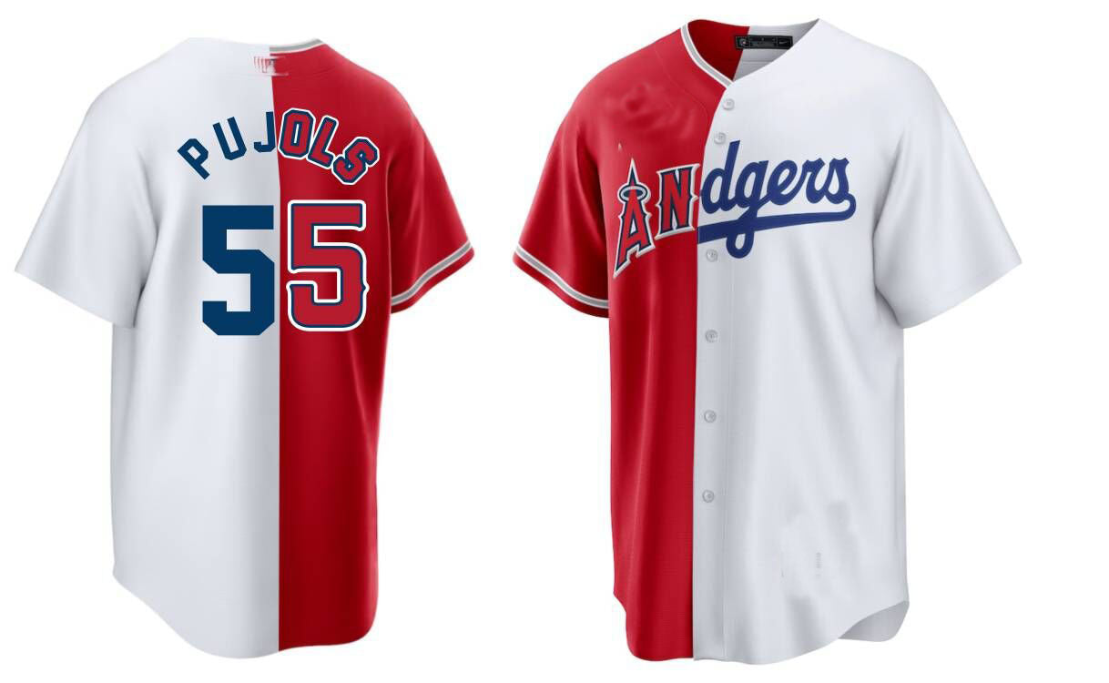 Baseball Jerseys Custom dodgers and the angels Jersey - Main View