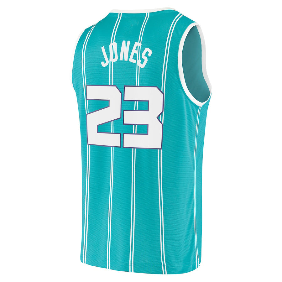 C.Hornets #23 Kai Jones Fanatics Branded 2021-22 Fast Break Replica Jersey Icon Edition Teal Stitched American Basketball Jersey - Main View