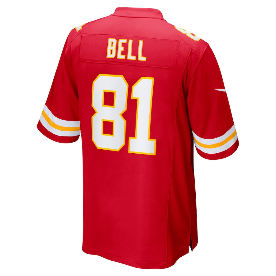 KC.Chiefs #81 Blake Bell Red Game Player Jersey Stitched American Football Jerseys - Main View