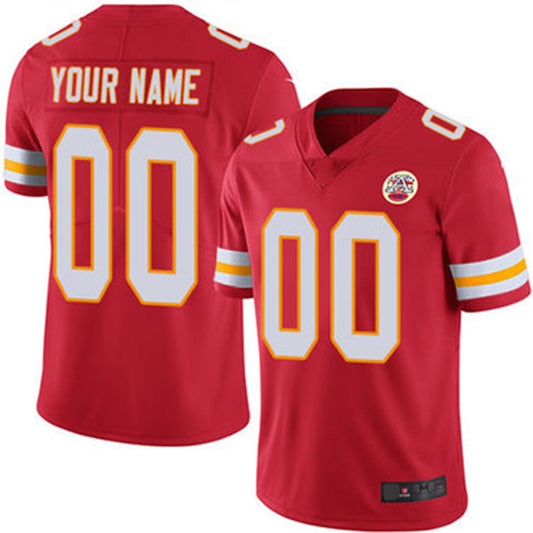 Custom KC.Chiefs  Home Red Vapor Untouchable Limited Jersey American Stitched Jersey Football Jerseys - Main View