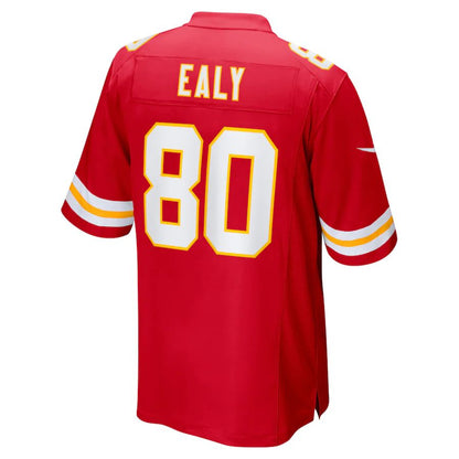 KC.Chiefs #80 Jerrion Ealy Red Game Player Jersey Stitched American Football Jerseys - Main View