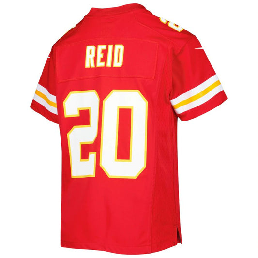 KC.Chiefs #20 Justin Reid  Red Game Jersey Stitched American Football Jerseys - Main View