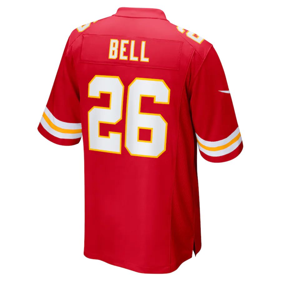 KC.Chiefs #26 Le'Veon Bell Red Game Player Jersey Stitched American Football Jerseys - Main View