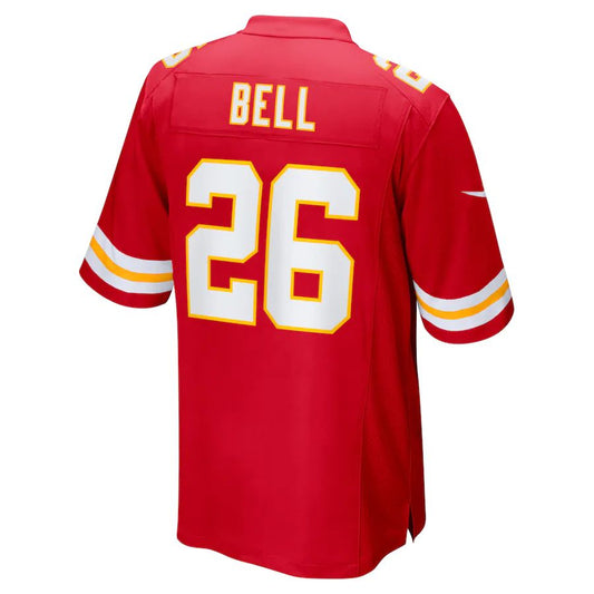 KC.Chiefs #26 Le'Veon Bell Red Game Player Jersey Stitched American Football Jerseys - Main View