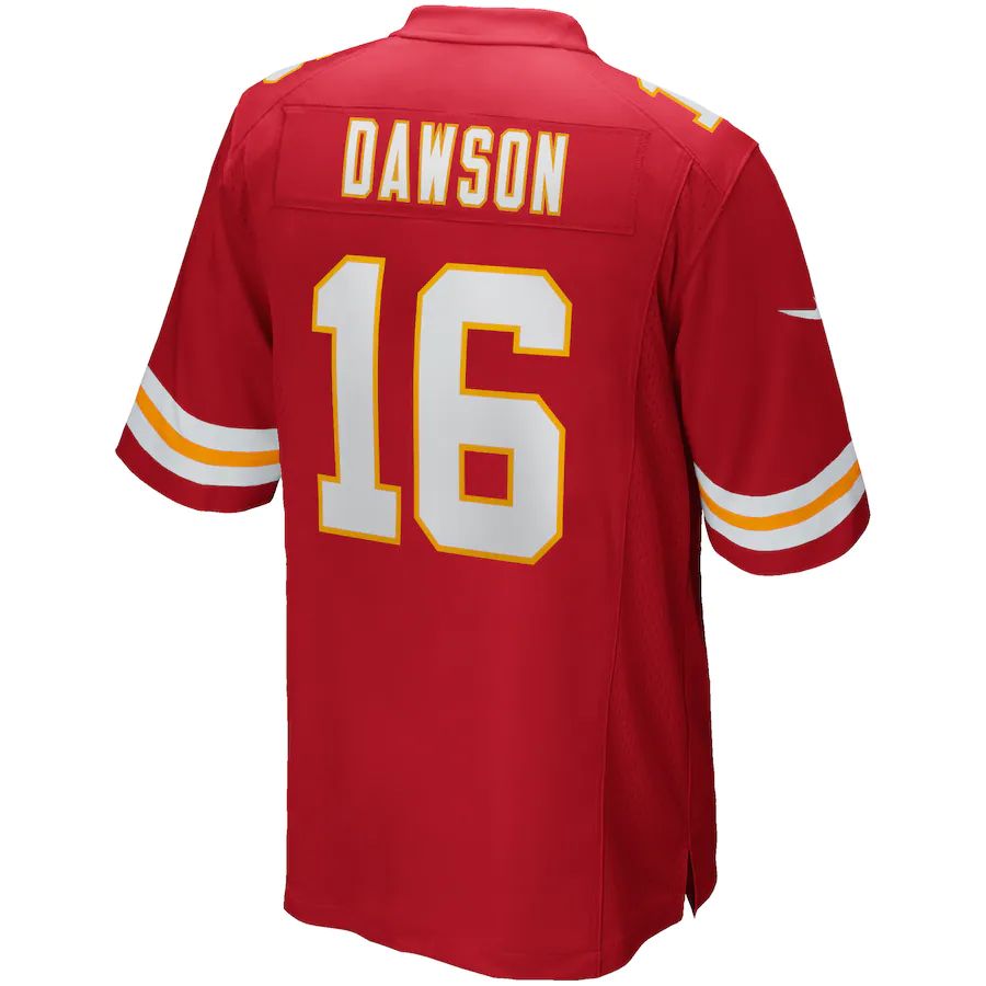KC.Chiefs #16 Len Dawson Red Game Retired Player Jersey Stitched American Football Jerseys - Main View