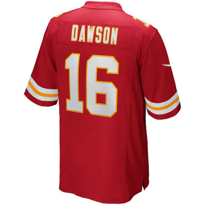KC.Chiefs #16 Len Dawson Red Game Retired Player Jersey Stitched American Football Jerseys - Main View