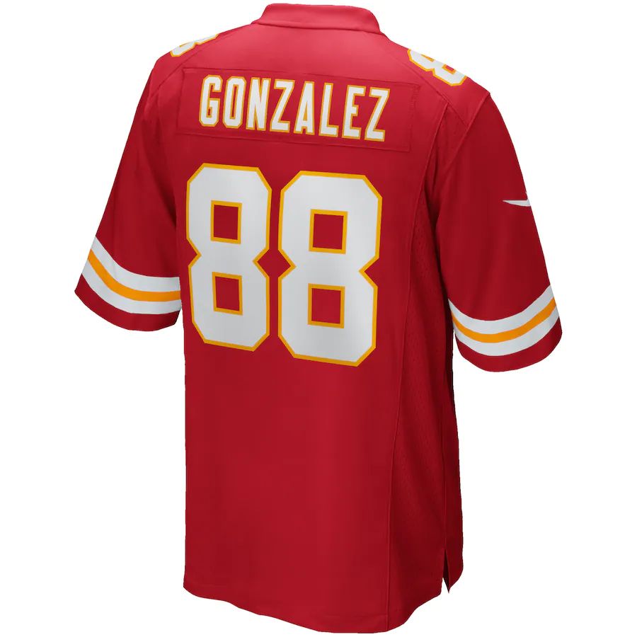 KC.Chiefs #88 Tony Gonzalez  Red Game Retired Player Jersey Stitched American Football Jerseys - Main View