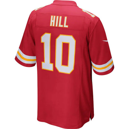 KC.Chiefs #10 Tyreek Hill Red Game Player Jersey Stitched American Football Jerseys - Main View