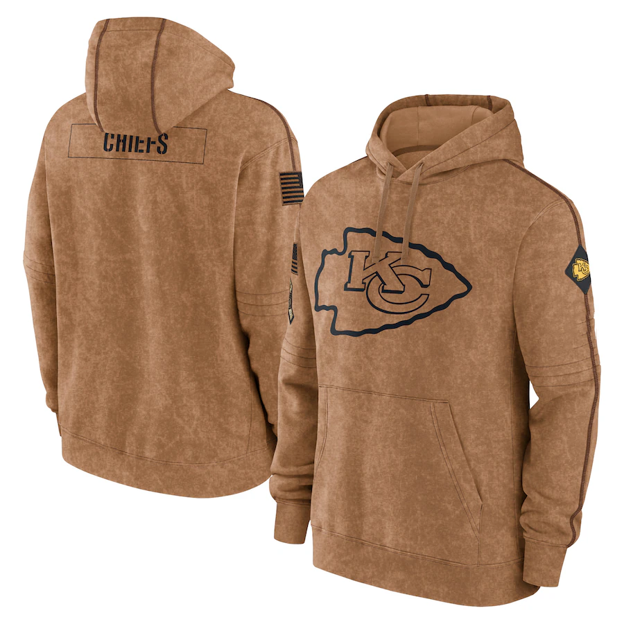 KC.Chiefs 2023 Salute To Service Club Pullover Hoodie Cheap sale Birthday and Christmas gifts Stitched American Football Jerseys - Main View