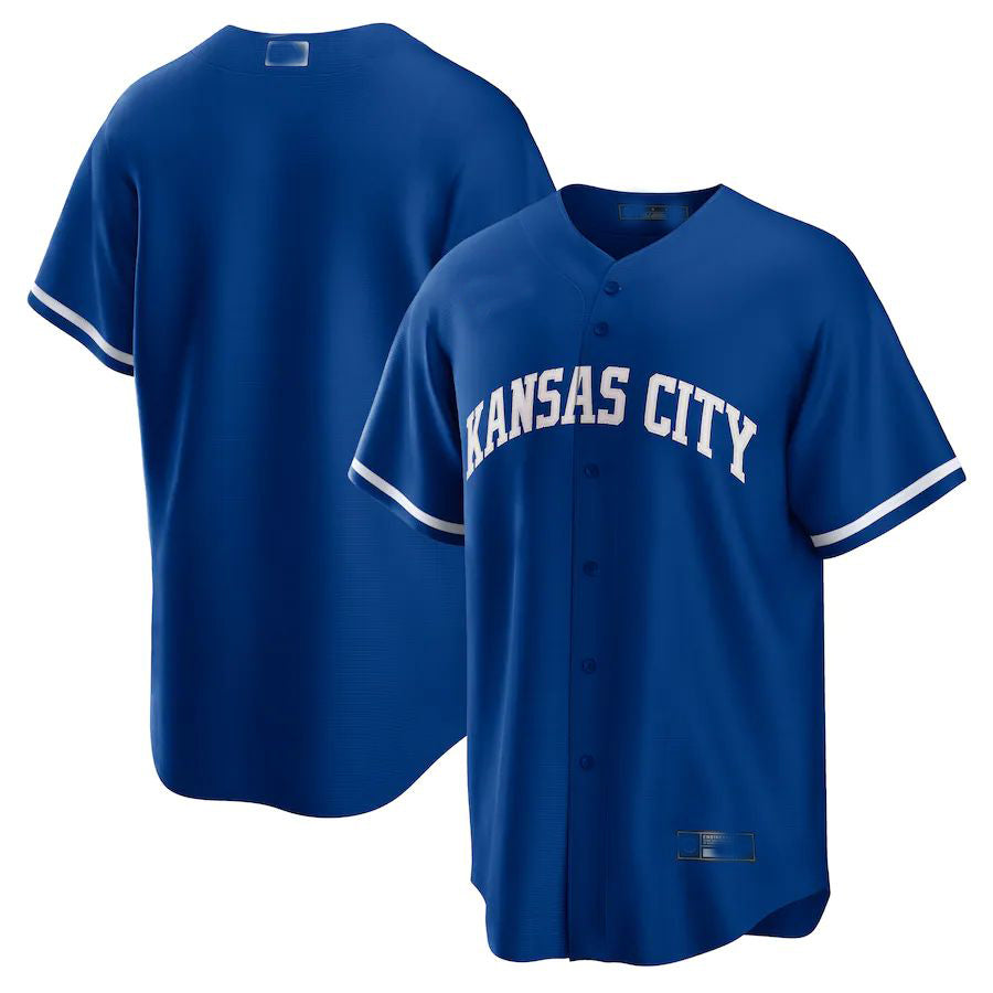 Kansas City Royals Royal Alternate Replica Team Jersey Baseball Jerseys - Main View