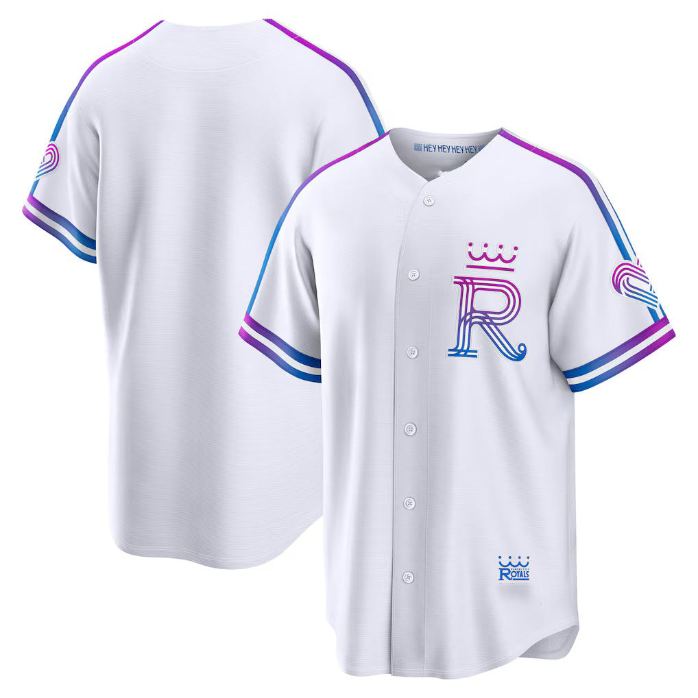 Kansas City Royals White 2026 City Connect Stadium Stitched Baseball Jersey - Main View