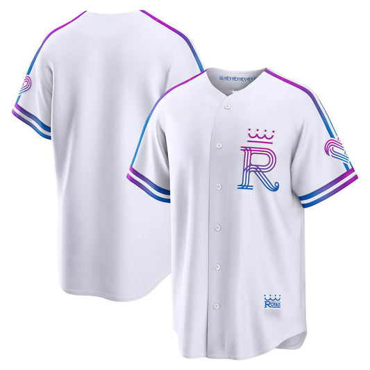 Kansas City Royals White 2026 City Connect Stadium Stitched Baseball Jersey - Main View