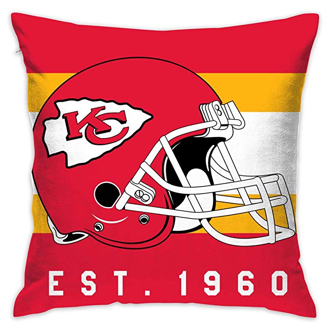 KC.Chiefs Personalized Football Decorative Throw Pillows - Main View