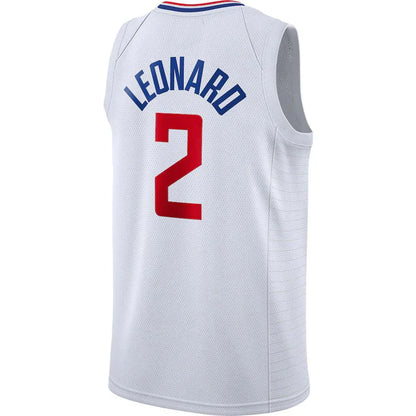 LA.Clippers #2 Kawhi Leonard 2019-2020 Swingman Jersey Association Edition White Stitched American Basketball Jersey - Main View