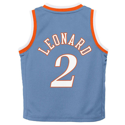 LA.Clippers #2 Kawhi Leonard Infant 2021-22 City Edition Replica Jersey Light Blue Stitched American Basketball Jersey - Main View
