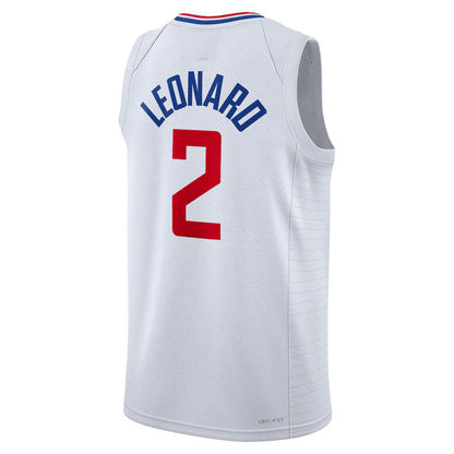 LA.Clippers #2 Kawhi Leonard Unisex 2022-23 Swingman Jersey Association Edition White Stitched American Basketball Jersey - Main View