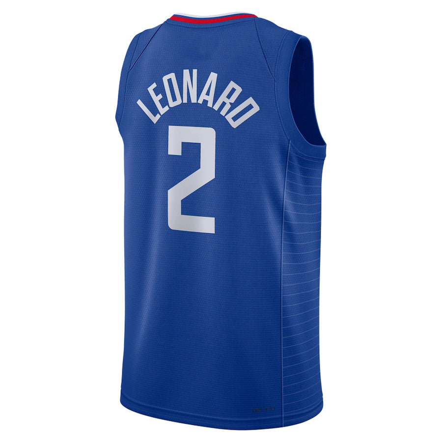 LA.Clippers #2 Kawhi Leonard Unisex 2022-23 Swingman Jersey Icon Edition Royal Stitched American Basketball Jersey - Main View