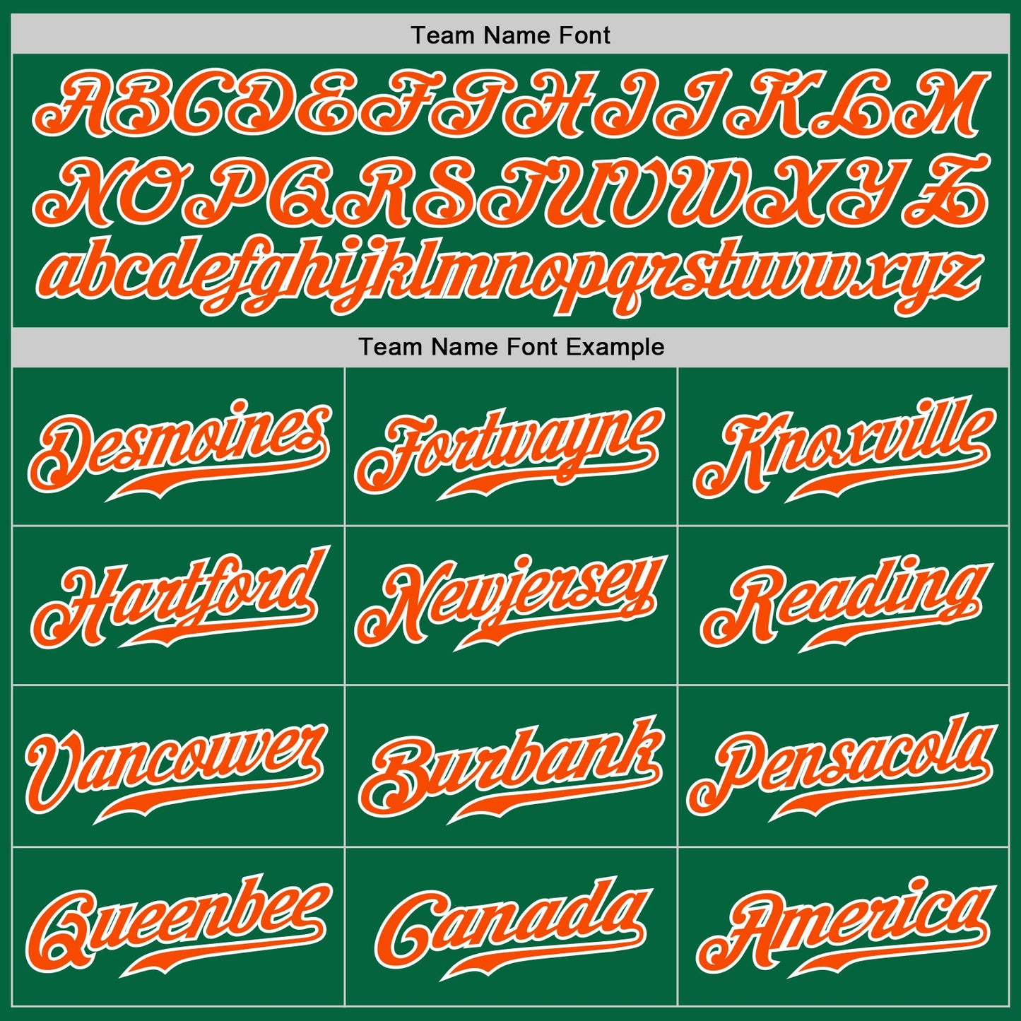 Custom Kelly Green White Pinstripe Orange-White Authentic Baseball Jersey view 5