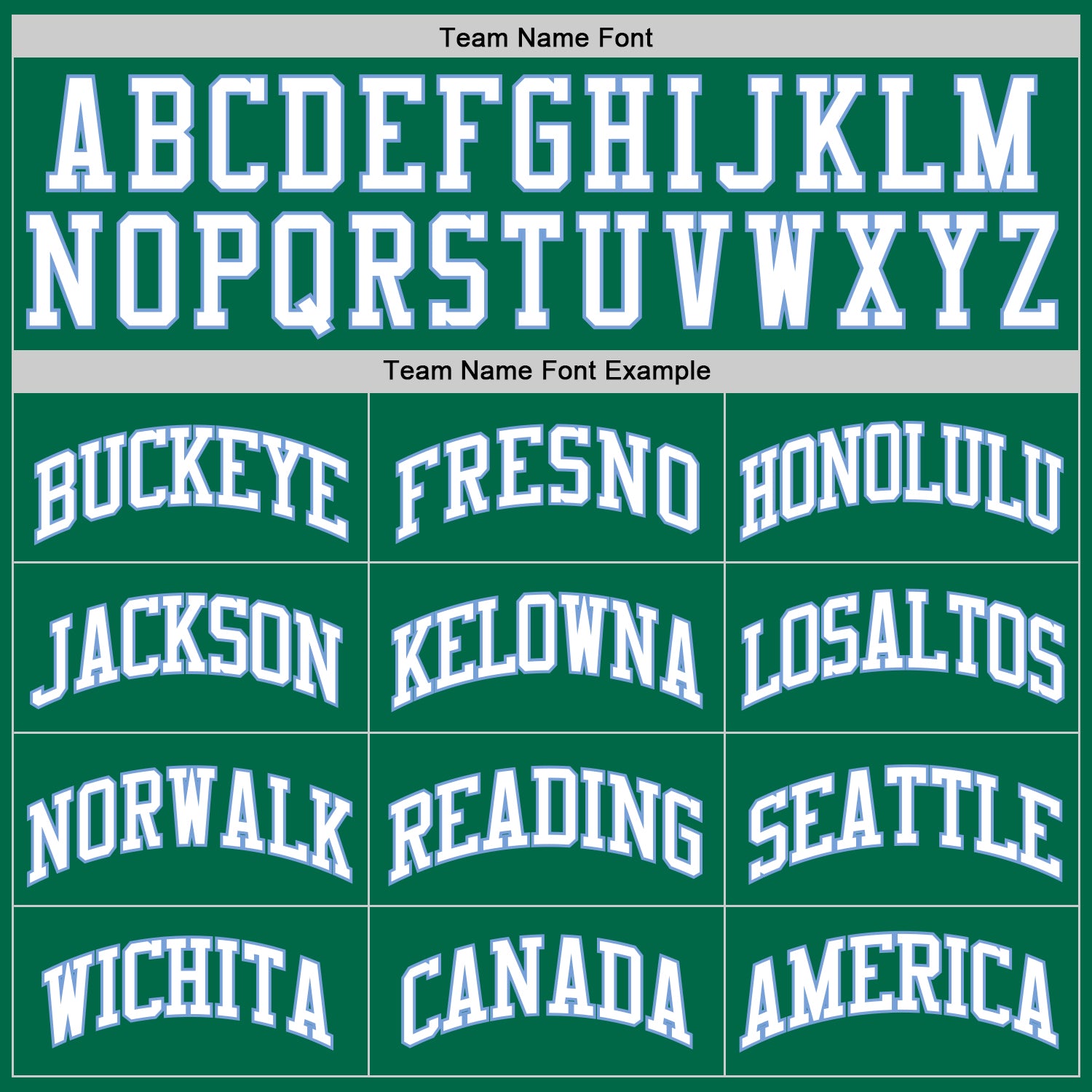 Custom Kelly Green White-Light Blue Authentic Throwback Basketball Jersey view 4